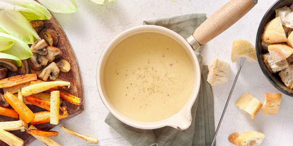 Fondue van bonen met wintergroenten en landbrood | Maaltijdbox recepten
