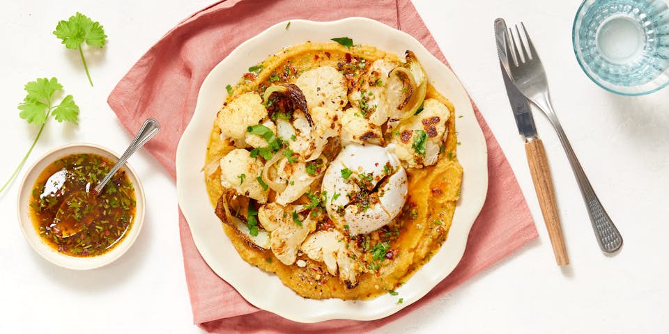 2024 48 VEGASNEL linzenpuree bloemkool mozzarella harissa 16817