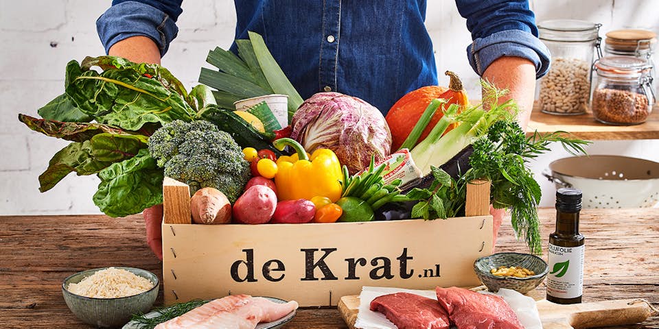 Maaltijdbox met seizoensgebonden duurzame producten