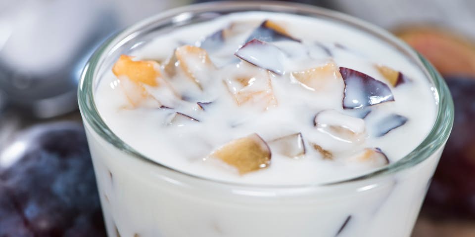 Gekarameliseerde pruimen met yoghurt | Maaltijdbox recepten
