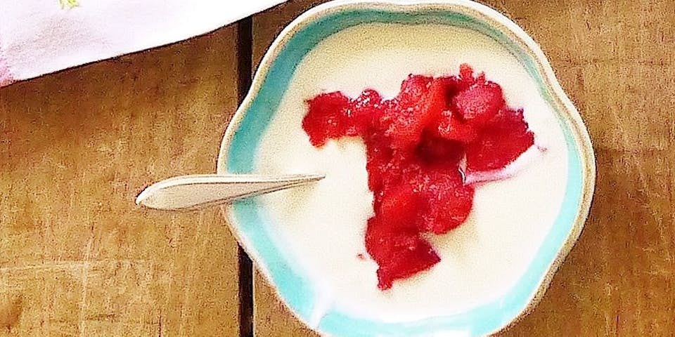 1366 Rabarberappel Compote Met Hangop