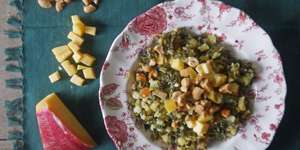 1981 Stamppot Boerenkool Met Kaas En Cashew