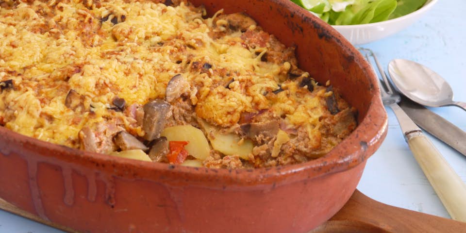 3891 Snelle Moussaka Met Lamskalfsgehakt En Oude Kaas