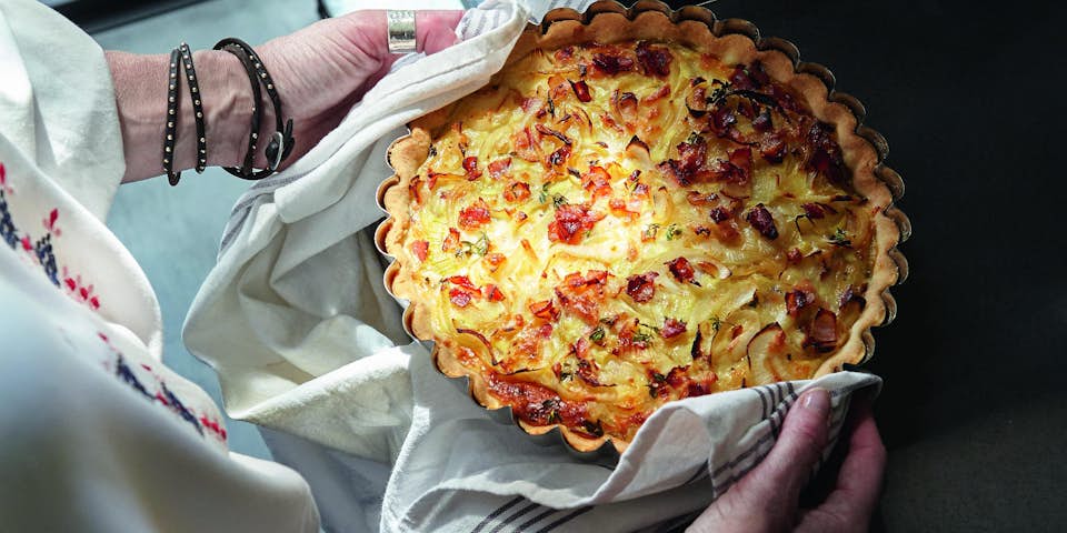 Wk 44 Franse uientaart met Franse wortelsla 2