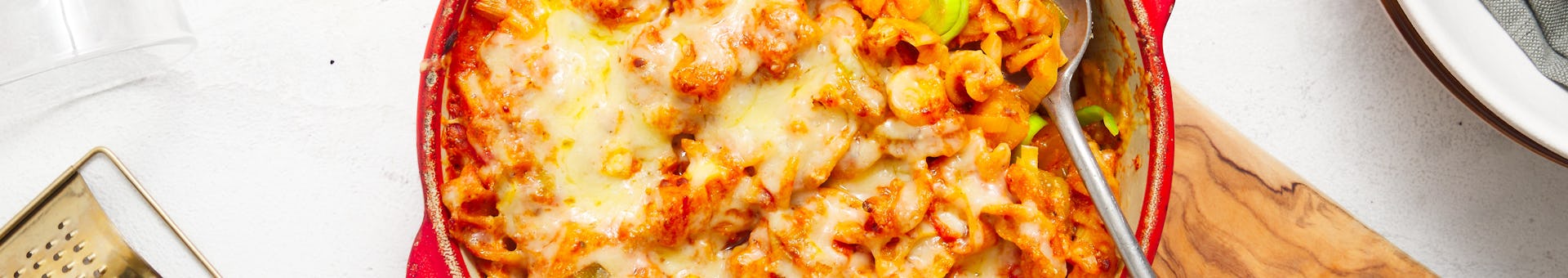 Pasta ovenschotel met koolraap ricotta en Terschellinger kaas | Maaltijdbox recepten