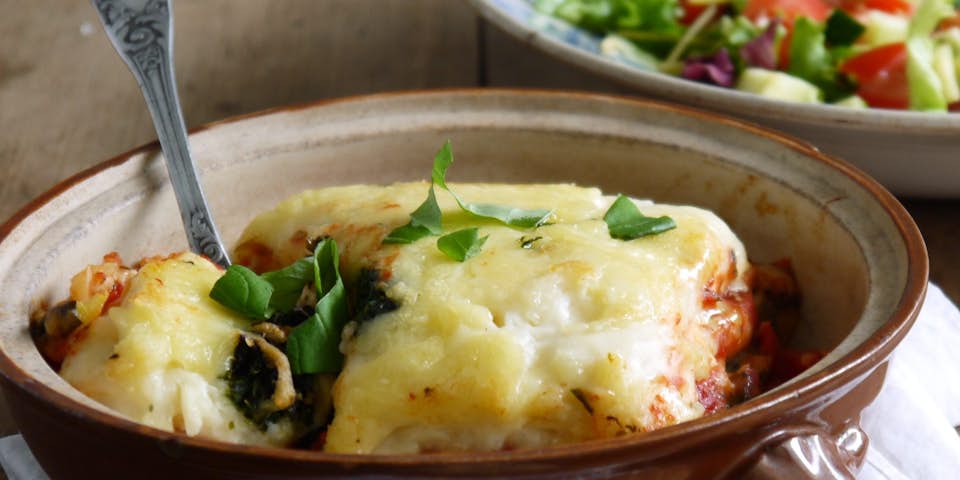 Pastafabriek lasagne bolognese met salade | Maaltijdbox recepten