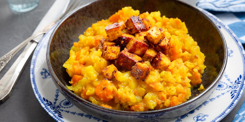 Wk 48 Indische hutspot met pittige paneer